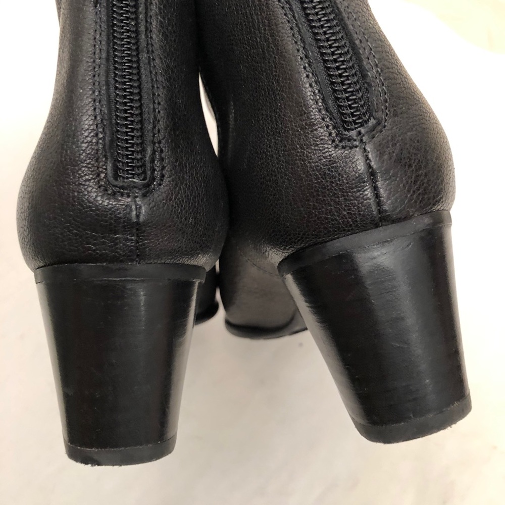 SOLD Stuart Weitzman Ankle Boots with Block Heels - Picture 4 of 8